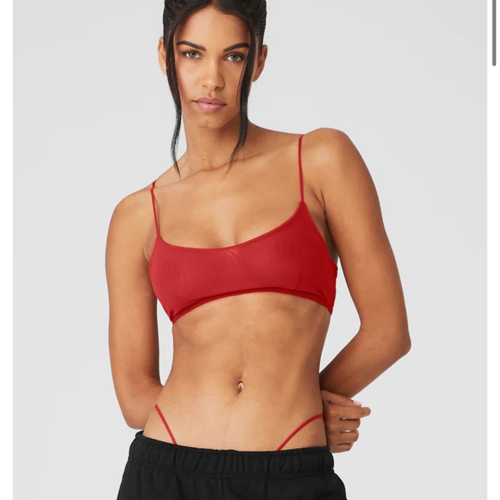 Alo venus airmesh bra classic red